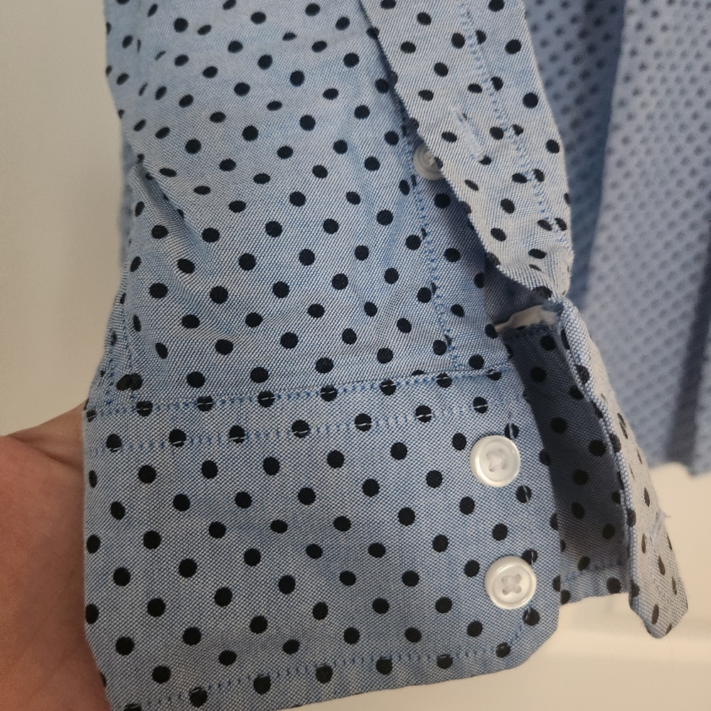Polka Dot Button down - Picture 4 of 6